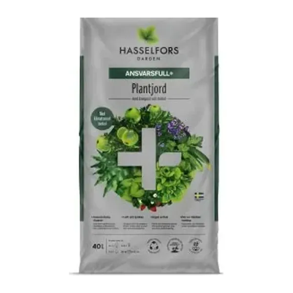 Ansvarsfull+ Plantjord, 40 l