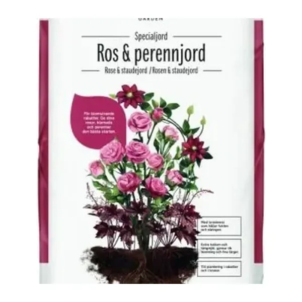Ros & perennjord, 40 l