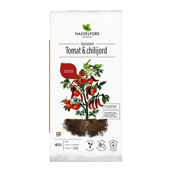 Tomat & chilijord, 40 l